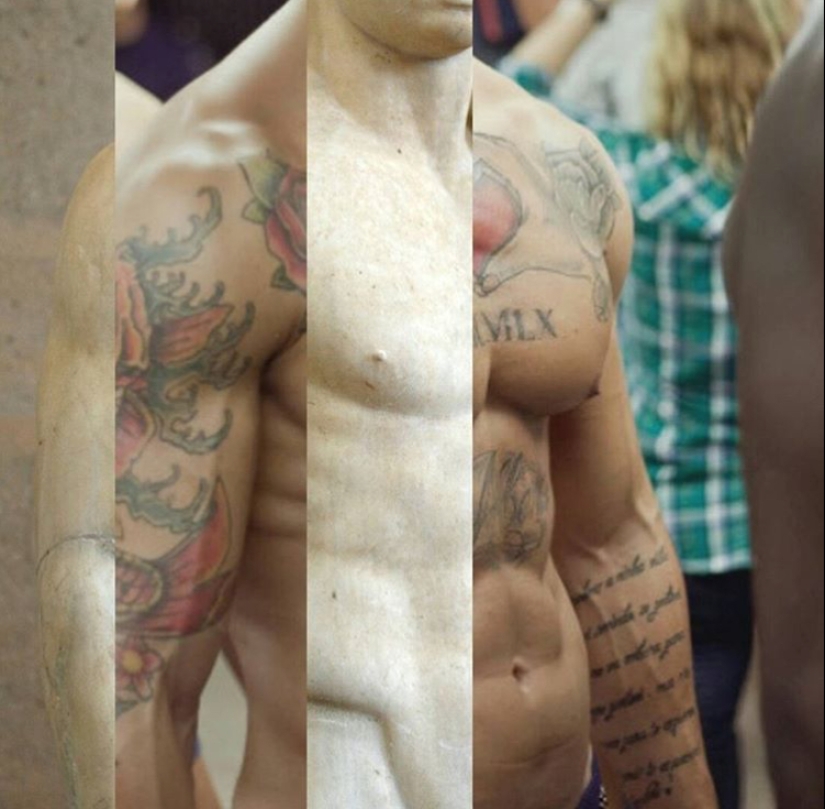 Provocative collages by Spanish artist Naro Pinosa