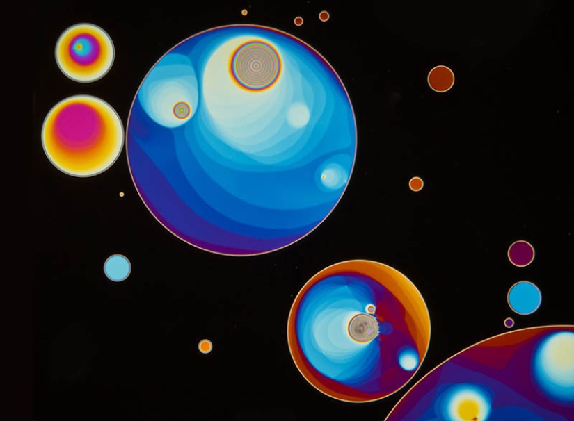 Psychedelic paintings created by science