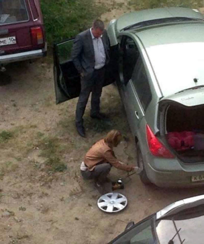 Quien dijo que el sexo débil es una mujer? Aquí están 13 photoproofs inversa