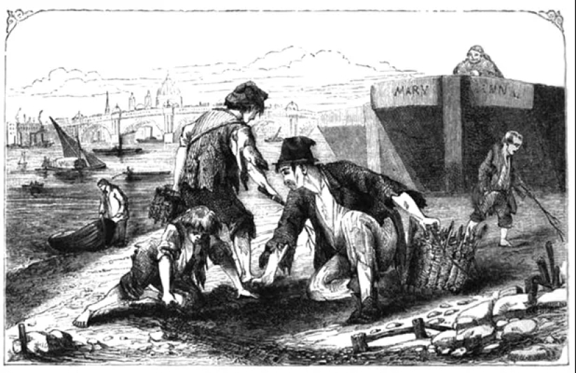 ¿Quiénes son las alondras y qué buscan en el barro a orillas del Támesis?