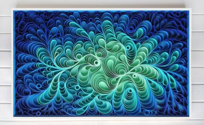 Quilling futurista del dúo Stellman Quilling futurista del dúo Stellman