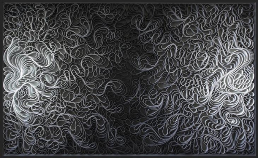 Quilling futurista del dúo Stellman Quilling futurista del dúo Stellman