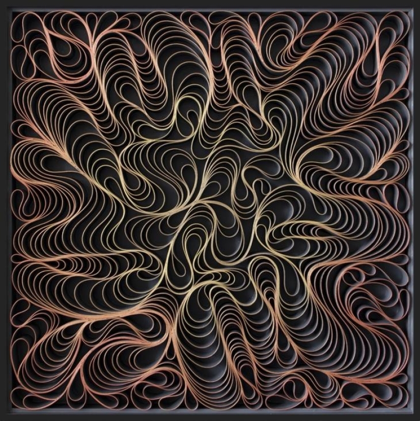 Quilling futurista del dúo Stellman Quilling futurista del dúo Stellman