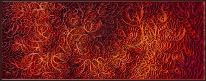 Quilling futurista del dúo Stellman Quilling futurista del dúo Stellman