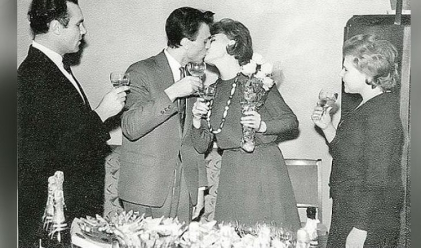 Rare shots of Soviet celebrities during the feast Rare shots of Soviet celebrities during the feast