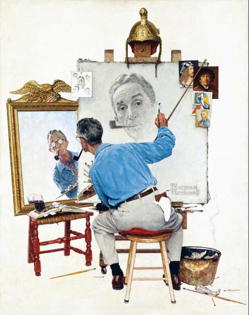 Real America in the ironic illustrations of the brilliant Norman Rockwell Real America in the ironic illustrations of the brilliant Norman Rockwell