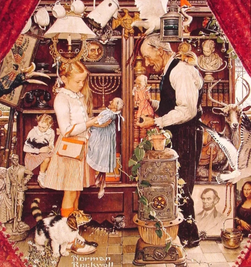 Real America in the ironic illustrations of the brilliant Norman Rockwell Real America in the ironic illustrations of the brilliant Norman Rockwell