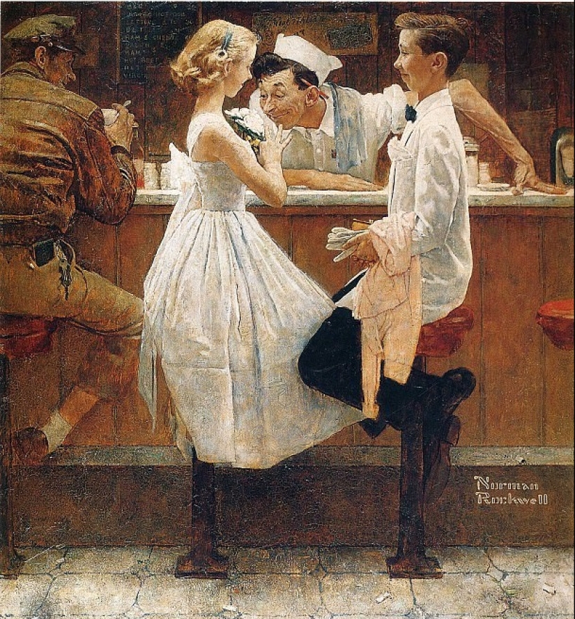 Real America in the ironic illustrations of the brilliant Norman Rockwell Real America in the ironic illustrations of the brilliant Norman Rockwell