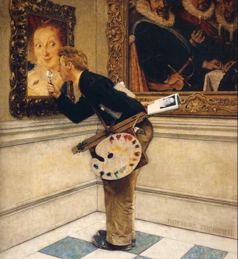 Real America in the ironic illustrations of the brilliant Norman Rockwell Real America in the ironic illustrations of the brilliant Norman Rockwell