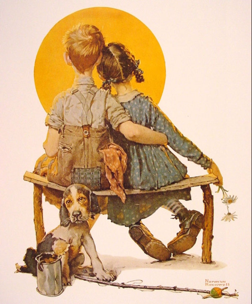 Real America in the ironic illustrations of the brilliant Norman Rockwell Real America in the ironic illustrations of the brilliant Norman Rockwell