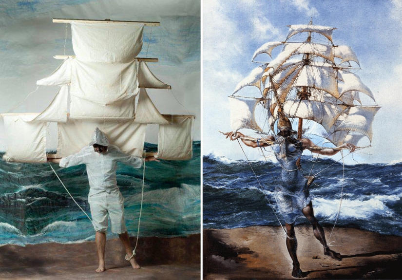 Remakes of famous works of art