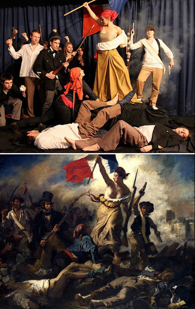 Remakes of famous works of art