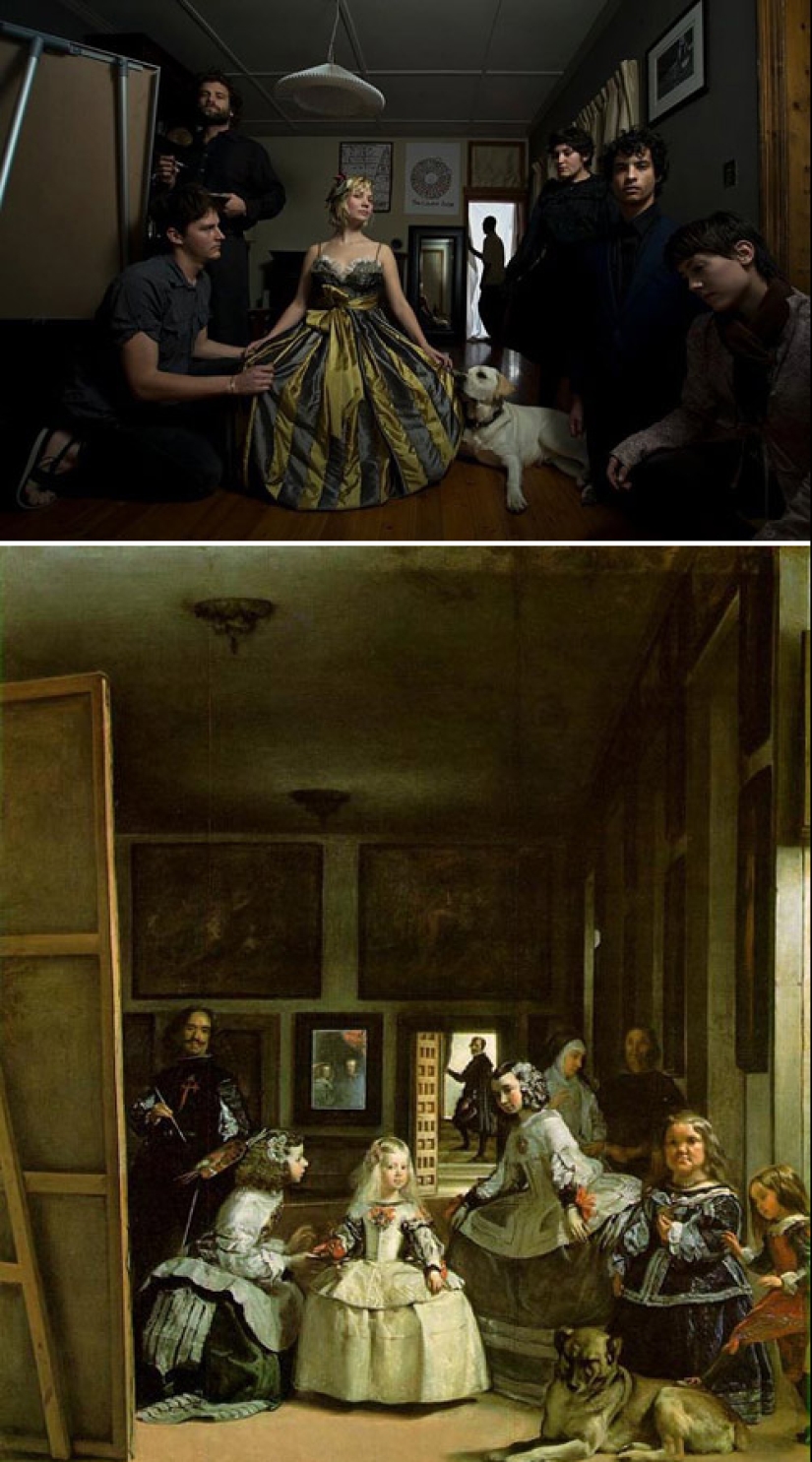 Remakes of famous works of art