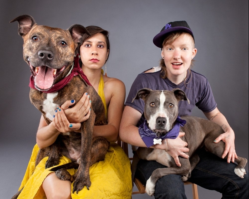 Retratos Carly Davidson: las Mascotas y sus dueños