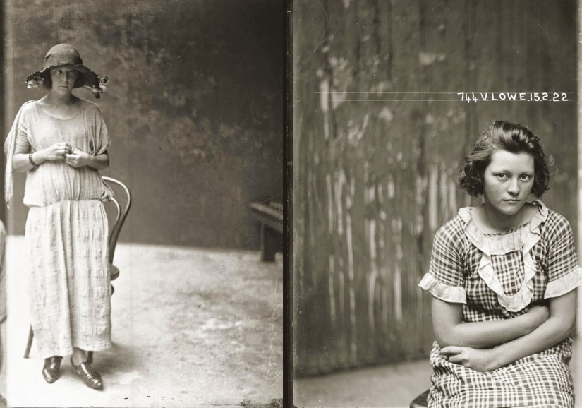 Retratos de criminales de la década de 1920 Retratos de criminales de la década de 1920