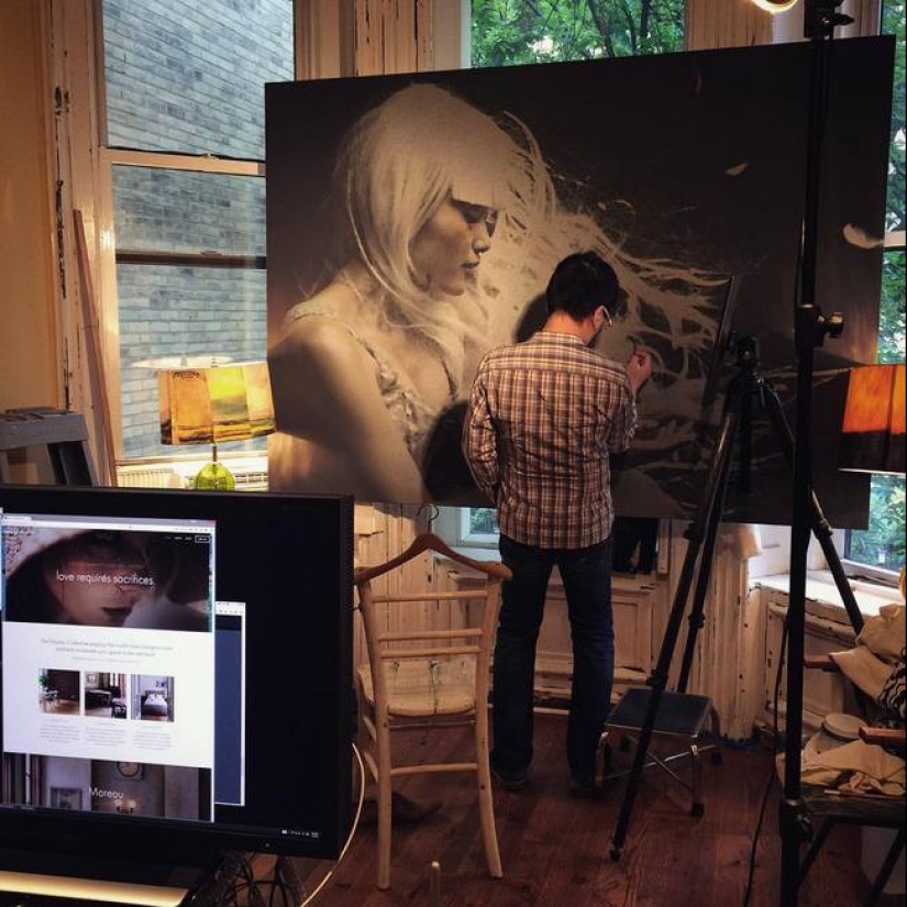 Retratos hiperrealistas del artista japonés Hiro Kitayama Retratos hiperrealistas del artista japonés Hiro Kitayama