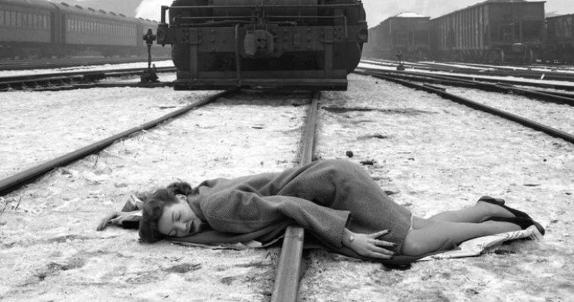 Retro shock: un grotesco de la escena del crimen imágenes de los medios de comunicación 40 años