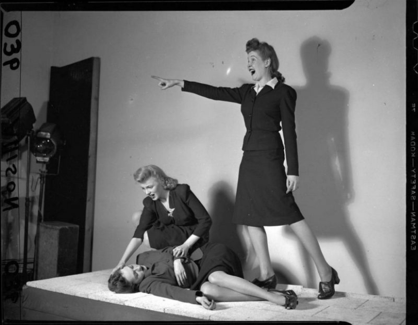 Retro shock: un grotesco de la escena del crimen imágenes de los medios de comunicación 40 años