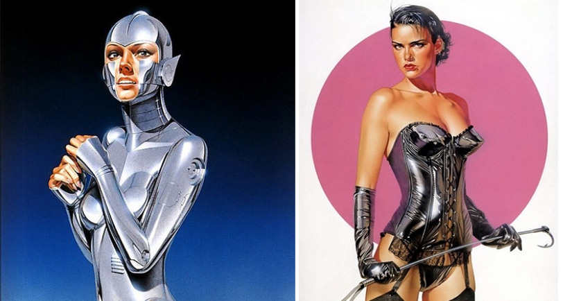 Robots sexys del maestro Pinup y cyberpunk Hajime Sorayama