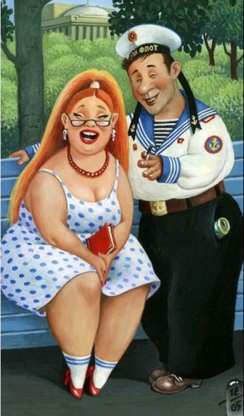 Romance with humor from cartoonist Igor Elistratov Romance with humor from cartoonist Igor Elistratov