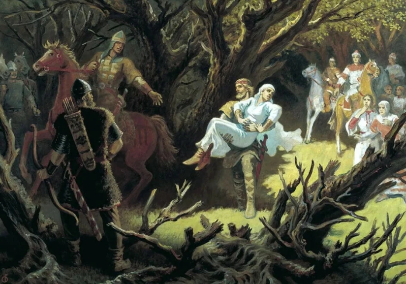 Salting, dying and other strange rituals practiced in Rus'