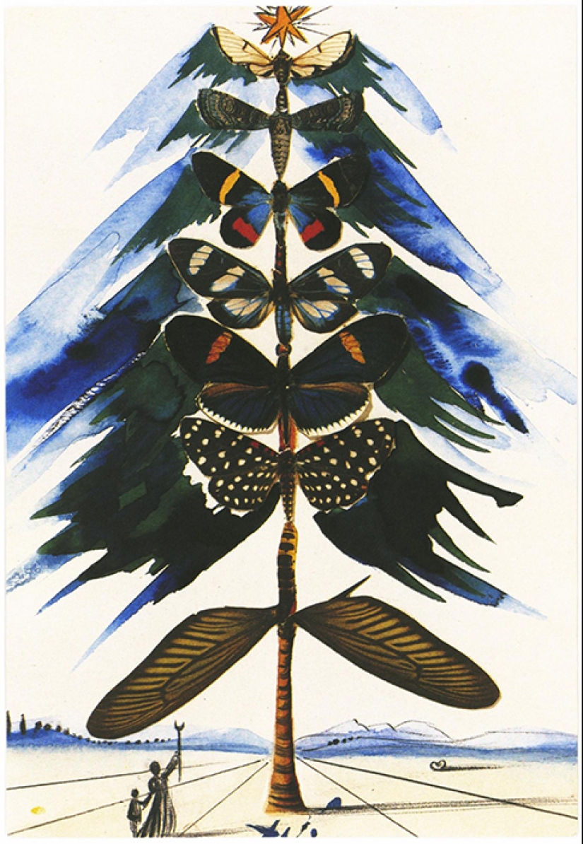 Salvador Dali's Christmas cards — festive mood from the genius of surrealism