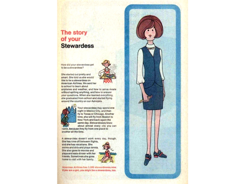 Se suponía que las azafatas de los años 60 eran sexys y solitarias Se suponía que las azafatas de los años 60 eran sexys y solitarias