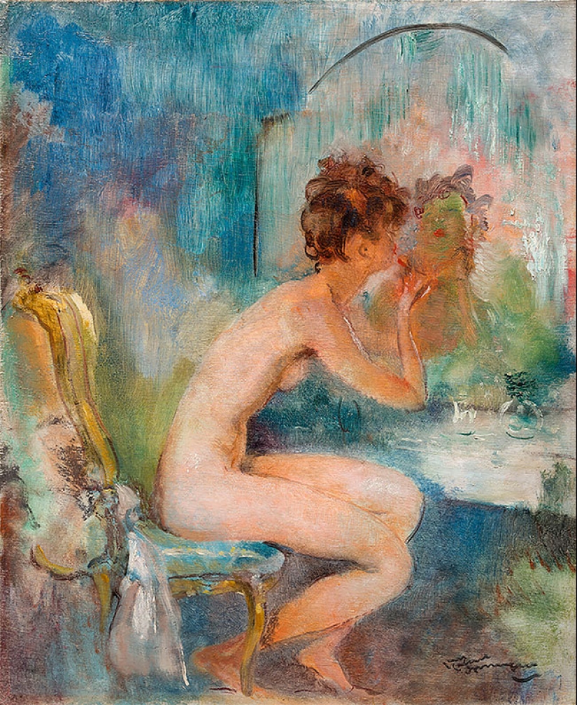 Seductive Parisian women in the paintings of the French artist Jean-Gabriel Domergue