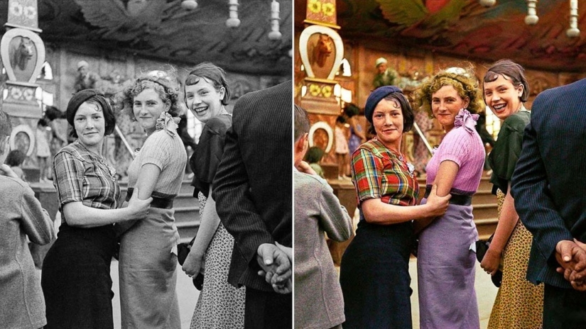 See history in colors: 30 colored archive photos from Sebastian de Oliveira