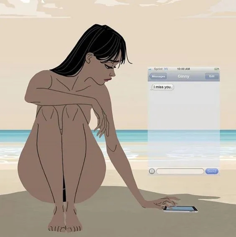 Sencillas alegrías femeninas en ilustraciones de Gabriel Pennacchioli Sencillas alegrías femeninas en ilustraciones de Gabriel Pennacchioli