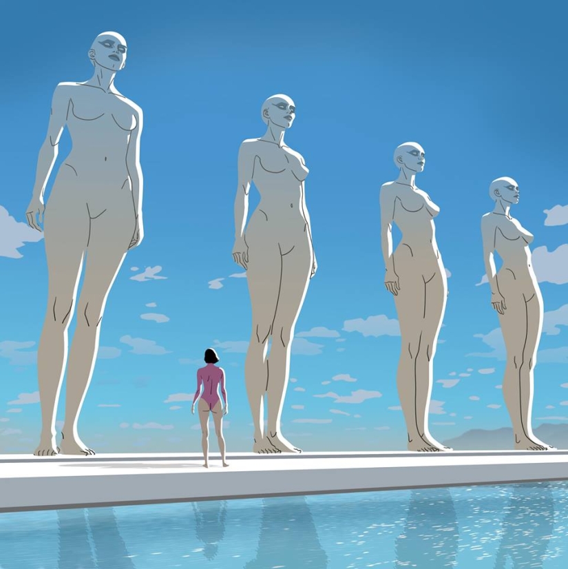 Sencillas alegrías femeninas en ilustraciones de Gabriel Pennacchioli Sencillas alegrías femeninas en ilustraciones de Gabriel Pennacchioli