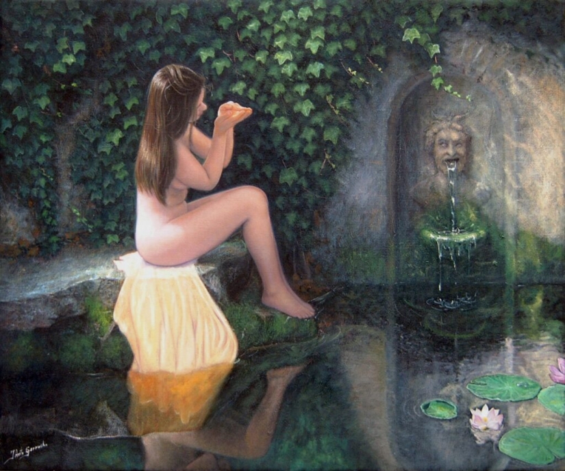 Sensual paintings by artist Hanto Garrucho Sensual paintings by artist Hanto Garrucho