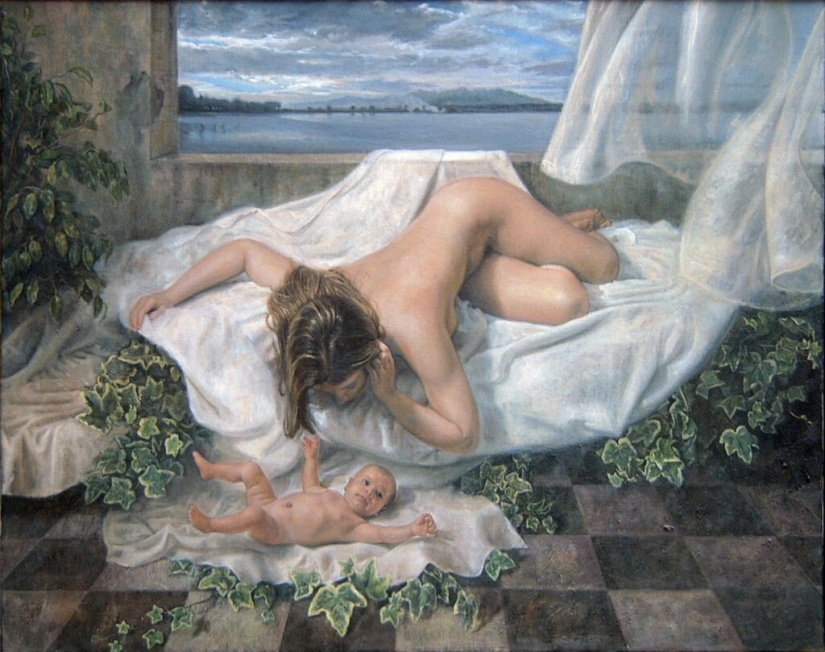 Sensual paintings by artist Hanto Garrucho Sensual paintings by artist Hanto Garrucho