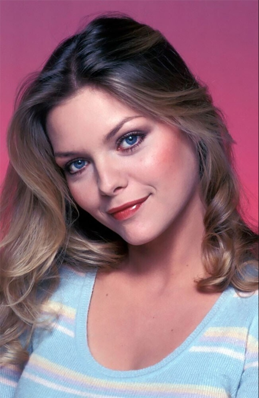 Sesión de fotos de la futura estrella-Michelle Pfeiffer, de 21 años