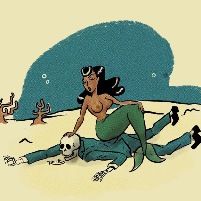 Sexy evil spirits from master of pin-up the Rutta Oviedo Sexy evil spirits from master of pin-up the Rutta Oviedo