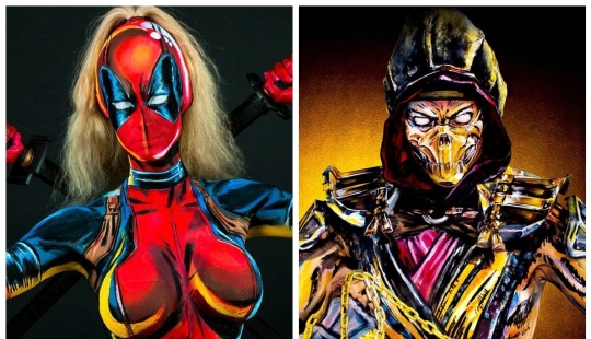 Sexy Kay Pike lleva el arte corporal a un nivel completamente nuevo Sexy Kay Pike lleva el arte corporal a un nivel completamente nuevo