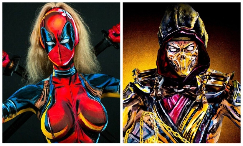 Sexy Kay Pike takes body art to a whole new level Sexy Kay Pike takes body art to a whole new level