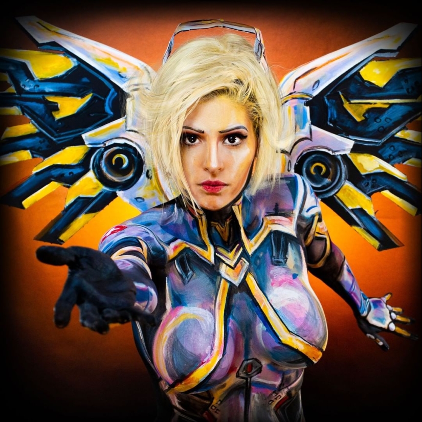 Sexy Kay Pike takes body art to a whole new level Sexy Kay Pike takes body art to a whole new level