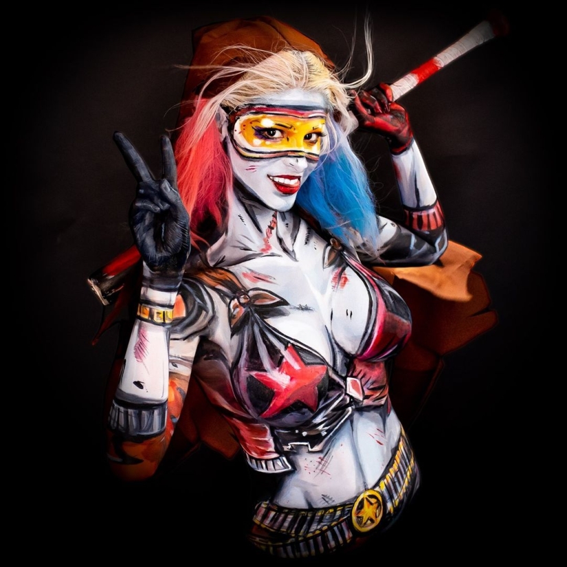 Sexy Kay Pike takes body art to a whole new level Sexy Kay Pike takes body art to a whole new level