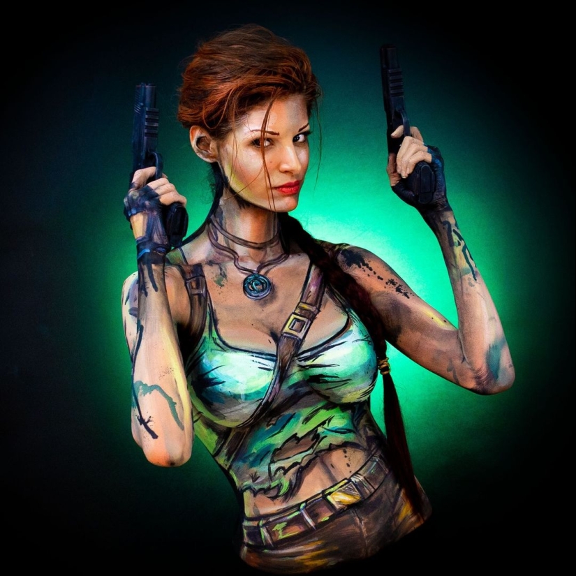 Sexy Kay Pike takes body art to a whole new level Sexy Kay Pike takes body art to a whole new level