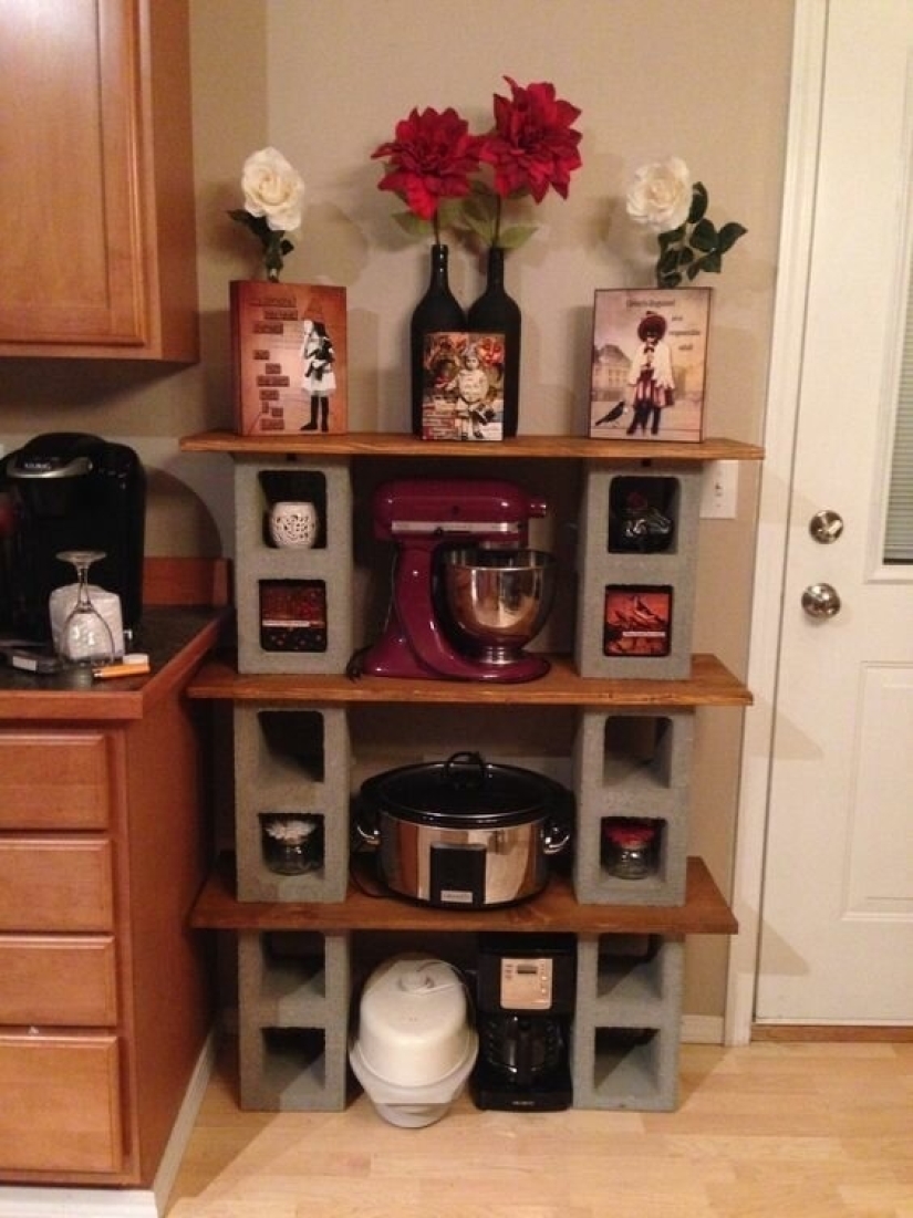 Shall we lay bricks? 20 cinder block furniture ideas