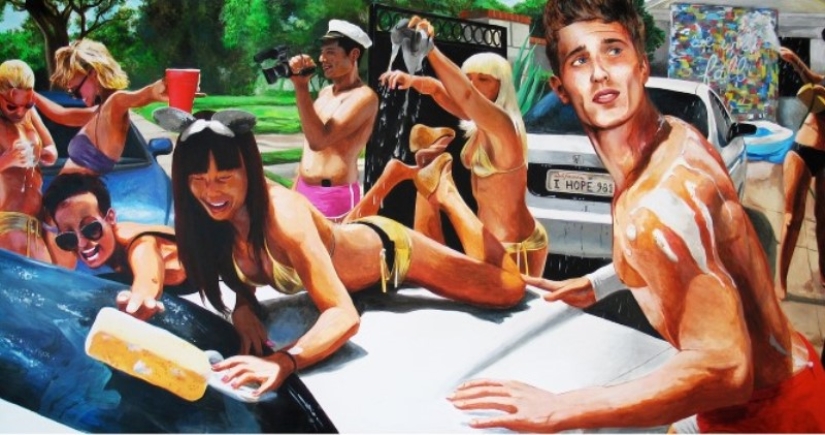 Simples alegrías burguesas en las pinturas de Vincent Gaultier