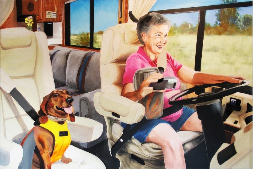 Simples alegrías burguesas en las pinturas de Vincent Gaultier