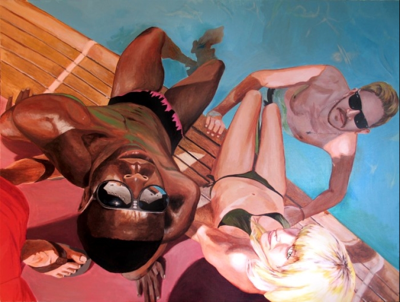 Simples alegrías burguesas en las pinturas de Vincent Gaultier