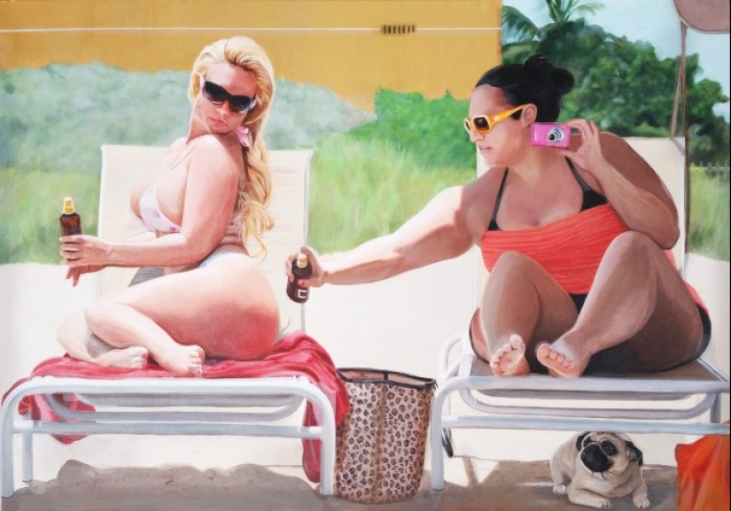 Simples alegrías burguesas en las pinturas de Vincent Gaultier