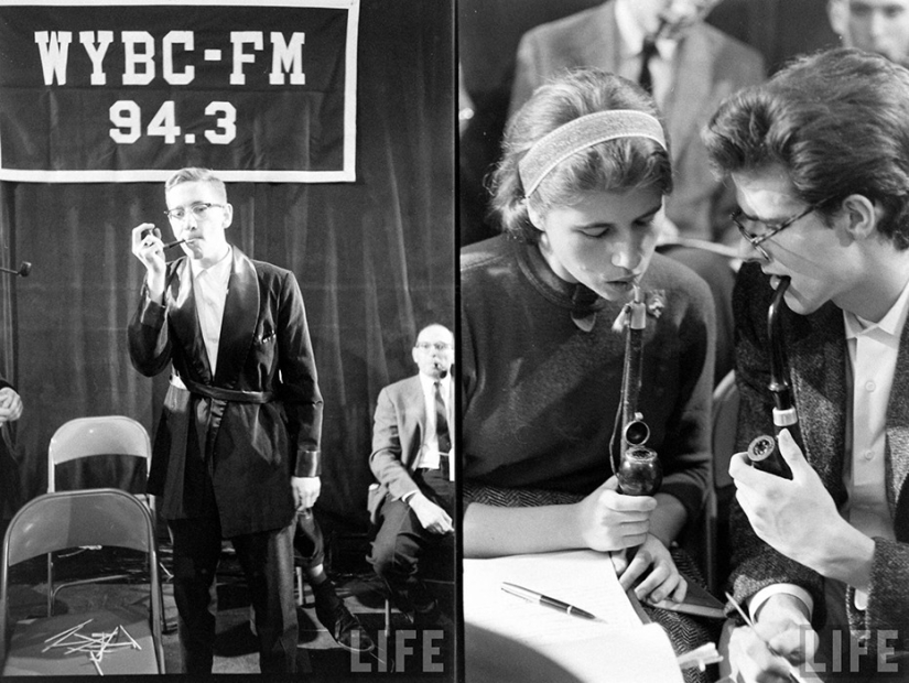 Smoke with a rocker: how the smoking competitions were held in the USA of the 50s Smoke with a rocker: how the smoking competitions were held in the USA of the 50s