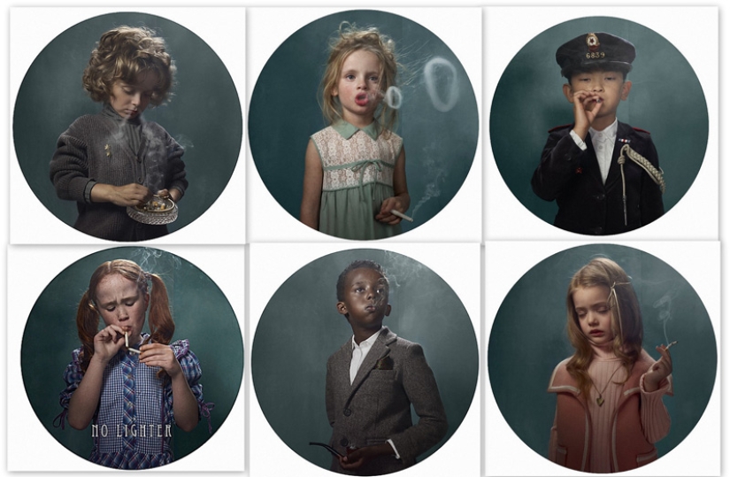 Smoking children Smoking children