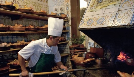 Sobrino de Botin is the oldest restaurant in Europe, which Hemingway loved and where Goya worked part—time in his youth