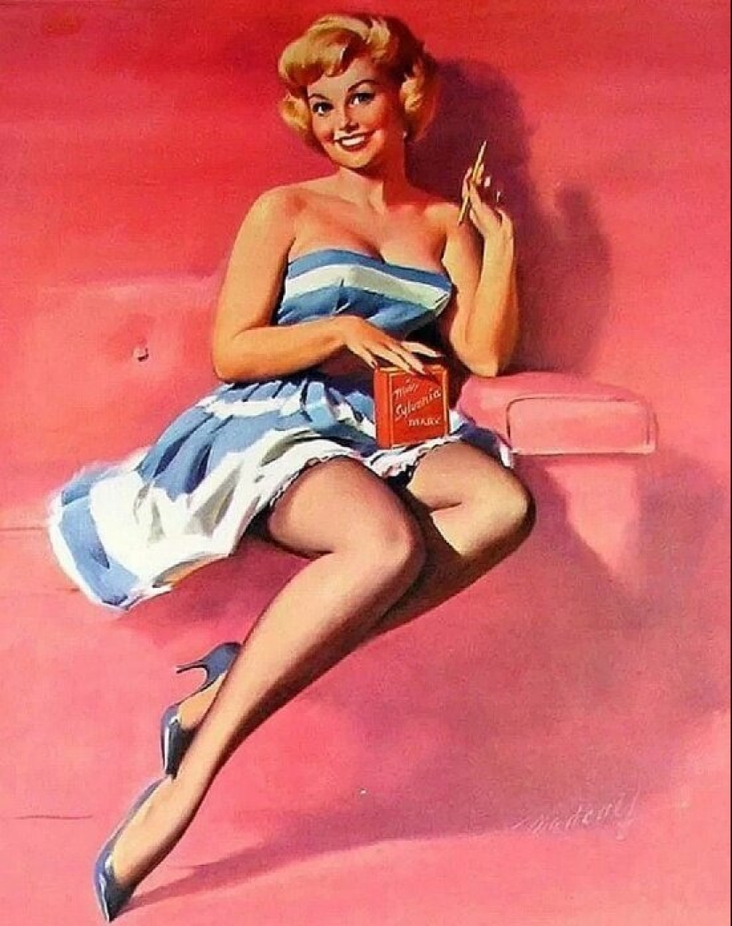 Solid American pinup by Bill Madcalf Solid American pinup by Bill Madcalf