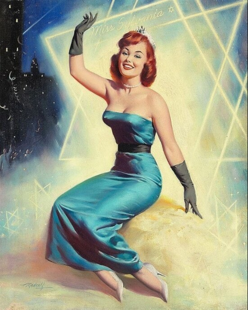 Solid American pinup by Bill Madcalf Solid American pinup by Bill Madcalf